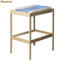 IKEA - SNIGLAR masa pentru infasat 72x53cm fag  alb + MULTE ALTE PRODUSE IKEA ORIGINALE foto