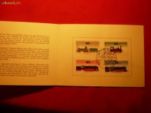 CARNET SPECIAL cu seria LOCOMOTIVE 1975 Berlin ,st.I zi foto
