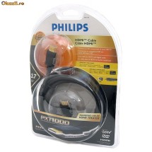 Cablu PHILIPS placat cu aur 24K GOLD PREMIUM HDMI 3,7m Blu Ray foto