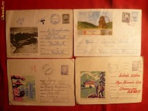 4 Intreguri Postale - TURISM -1963- 1968 foto