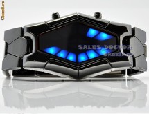Super ceas-uri de mana cu led-uri: Sauron! Barbatesc, unisex. Cifrat, la fel ca un ceas binar. foto