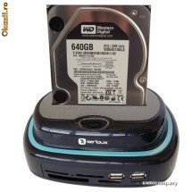 Docking Station pentru HDD - cu card reader si hub USB foto