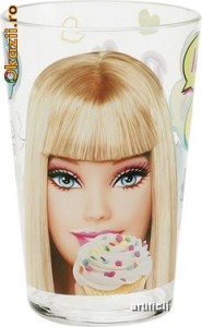Pahar 24cl BARBIE FAB foto