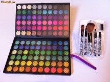 Trusa Machiaj Profesionala - 120 Culori Superbe - Farduri FRAULEIN + CADOU - SET Pensule Make-up ! PRET PROMOTIONAL! foto