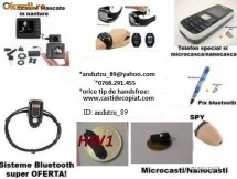 PRET REDUS, handsfree pentru copiat casti microvibratii pe timpan - sistem pentru copiat microvibratii - Verifica STOCUL Online, in timp real foto