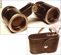 Vintage USSR Binocular 2.5 x 24, piesa de colectie functionala foto