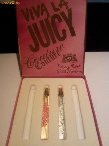 SET PARFUM JUICY COUTURE- COUTURE COUTURE SI PEACE, LOVE AND JUICY COUTURE foto