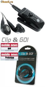 2 in 1 - Casca / Headset / Handsfree + Receptor Bluetooth STEREO - MP3, Skype, GSM, iPhone, Samsung, LG, HTC, Sony Ericsson, Motorola, Nokia, etc foto