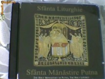 SET ORIGINAL 2 CD-URI - SFANTA LITURGHIE INREGISTRATA LA SFANTA MANASTIRE PUTNA foto