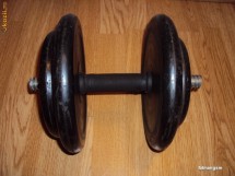 Gantera cauciucata 12 Kg foto
