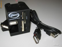 HUB USB (SPLITER MULTIPLICATOR) si CITITOR DE CARDURI foto