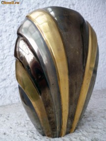 Martisor-vas art deco bronz foto
