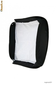 Softbox pliabil 60cm pentru blitz extern foto