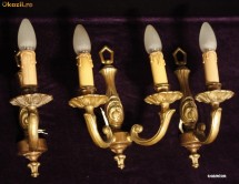 Vechi Aplice de Perete confectionate din Bronz foto
