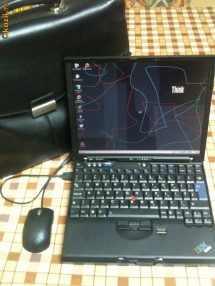 Lenovo X61s + docking + geanta piele foto