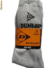 Sosete Dunlop barbatesti (pachet= 3 bucati), culoare gri - marime 41-45 [Cod: CCDS003] foto