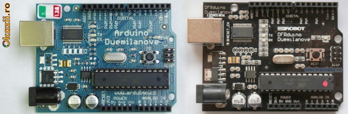arduino duemilanove 328 clona 100% compatibila foto mare