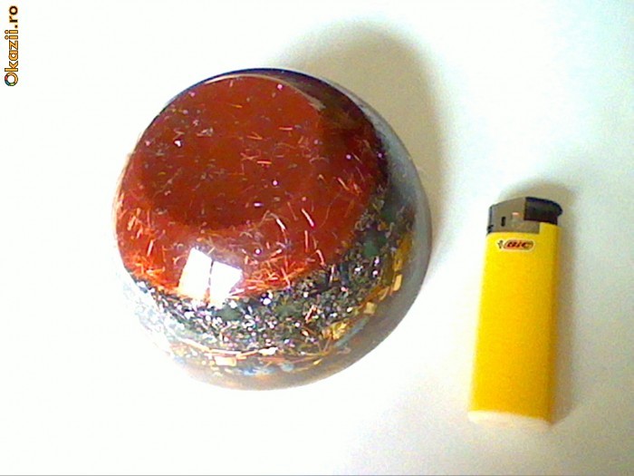 Generator Orgone seria - GLASUL IELELOR - aur 24K UNICAT foto mare