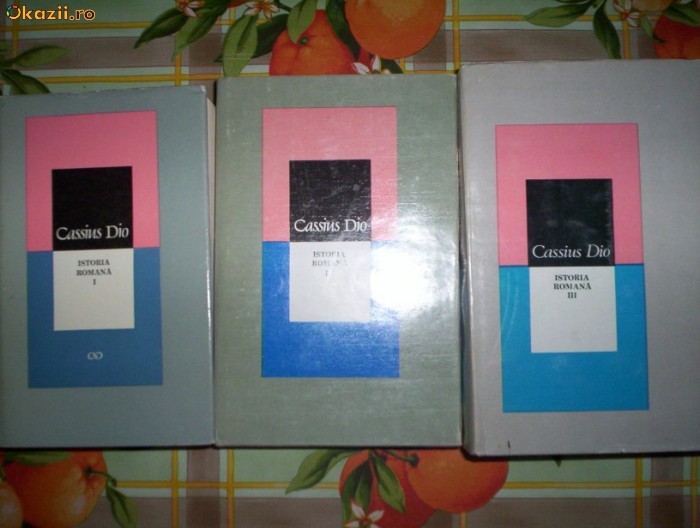 Cassius Dio-ISTORIA ROMANA(3volume) foto mare
