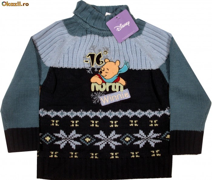 Bluza tricotata Winnie the Pooh - B12650 foto mare