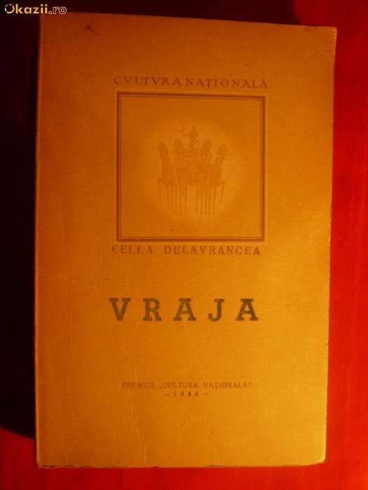 CELLA DELAVRANCEA -  VRAJA -  Prima  ed. 1946 foto mare