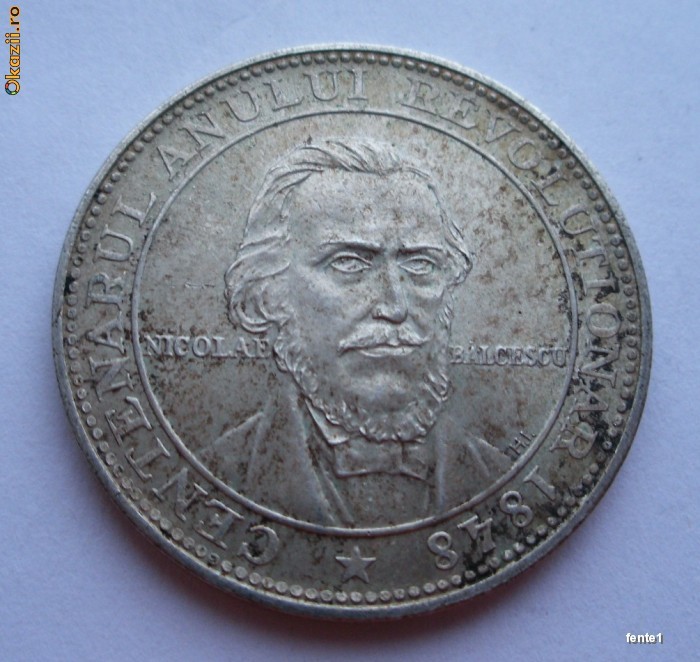 Nicolae Balcescu - Centenarul Anului Revolutionar 1848-1948 foto mare