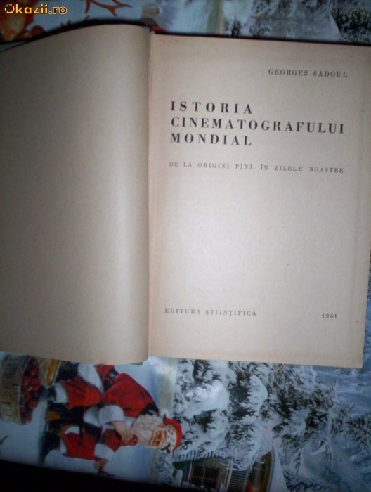 Istoria cinematografului mondial-Georges Sadoul foto mare
