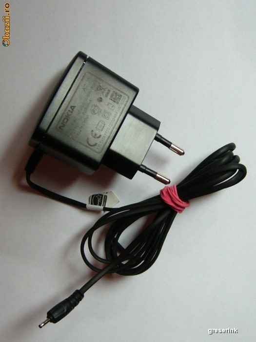 incarcator Nokia cu mufa subtire AC-3E foto mare