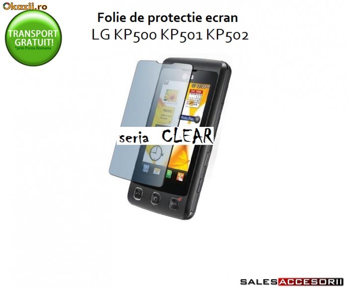2X FOLIE ECRAN LG KP500 KP501 KP502 COOKIE - TRANSPORT GRATUIT! foto mare