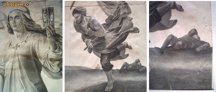 Karoly Marko (1882-1891), scena biblica, tus si laviu foto mare