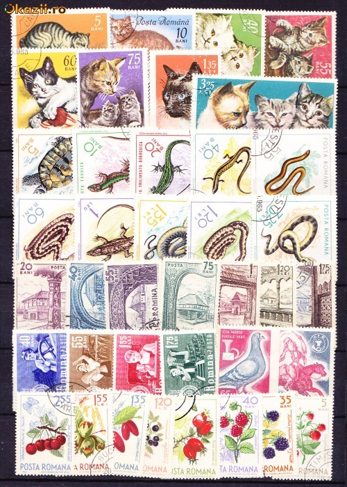 Timbre Romania Lot  Serii Complete foto mare