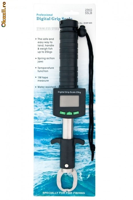 GRIPPER BARACUDA CU CANTAR SI TERMOMETRU foto mare