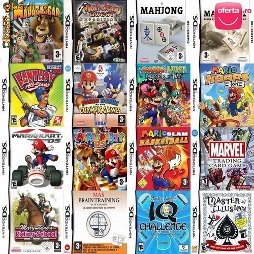 JOCURI NINTENDO DS MODATE ( 4000 JOCURI ) !!!! foto mare