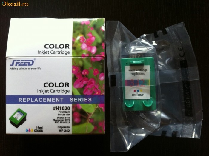 Cartuse compatibile HP 342 color - NOI- SIGILATE SUPER PRET!!! foto mare