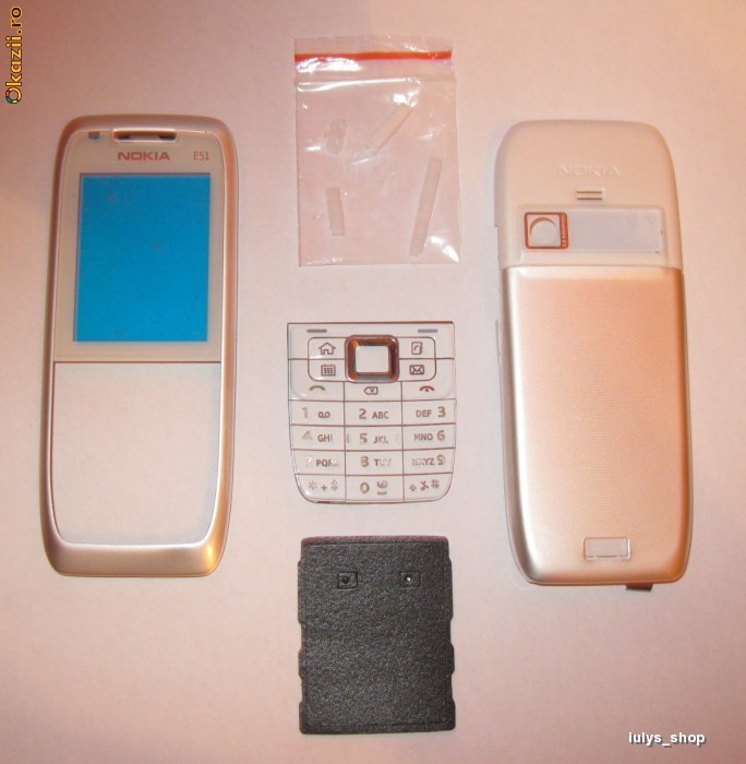 CARCASA/CARCASE NOKIA E51/E 51 WHITE/ALBA HIGH COPY CU GARANTIE TRANSPORT GRATUIT SAU DOAR 9.9 LEI PRIN FAN COURIER+CADOU IN VALOARE DE MAXIM 10 LEI foto mare