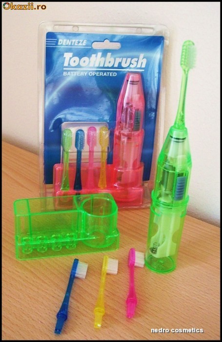 KIT COMPLET, PERIUTA DE DINTI ELECTRICA PENTRU COPII D5 foto mare