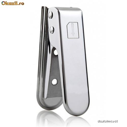 Micro Sim / MicroSim Cutter + 2 adaptoare iPad, iPad 2, iPhone 4 foto mare