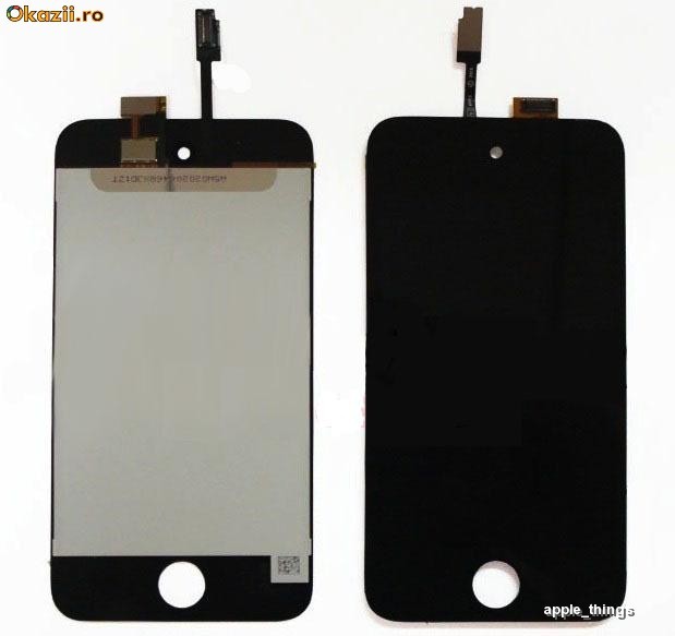 Geam Touchscreen Complet cu Retina Display LCD ORIGINAL Apple iPod Touch Generatia 4 4G 4th Gen4 8GB 32GB 64GB foto mare