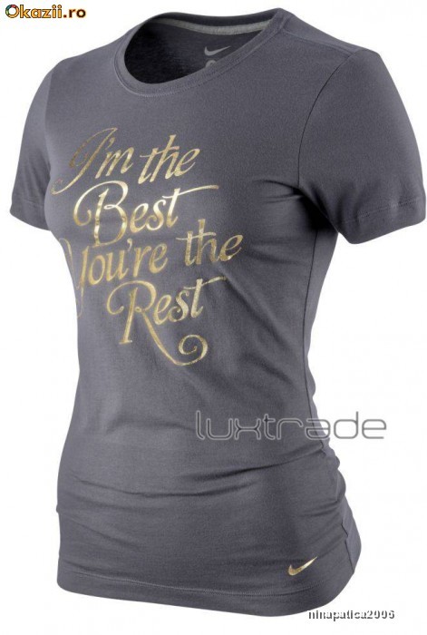 TRICOU NIKE IM THE BEST T-SHIRT  O R I G I N A L !!! MARIMEA S foto mare