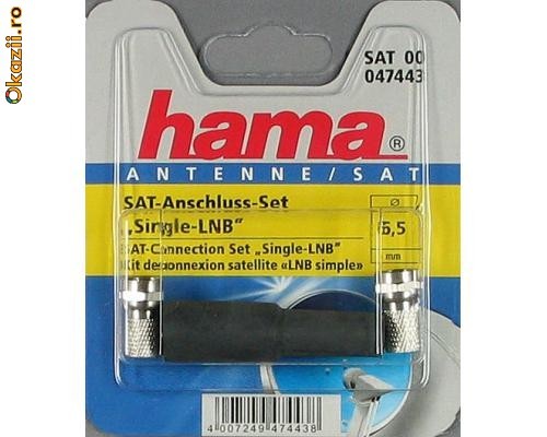 Mufa antena hama Single LNB foto mare