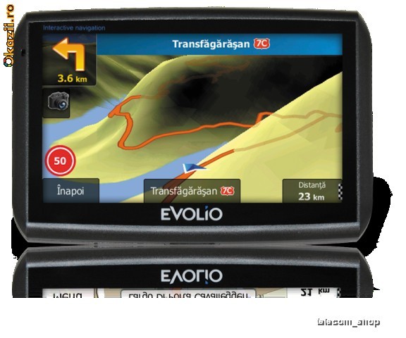 GPS Auto Evolio HI-Speed 4 iGO Primo - Harta Full Europa foto mare