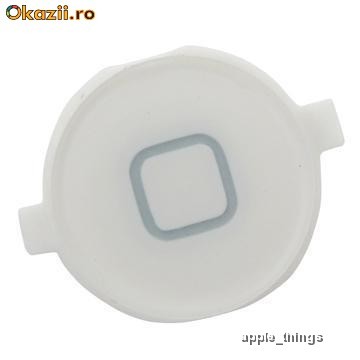 Buton Tasta Home Apple iPhone 3G / 3GS White Alb foto mare