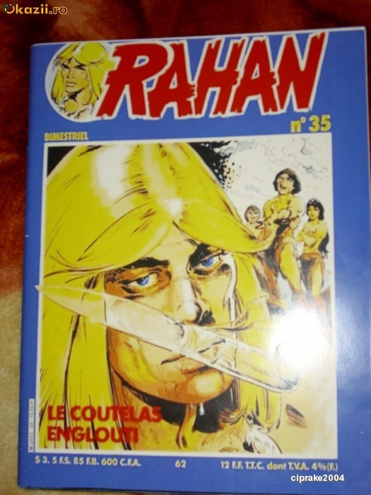 Rahan No 35 Nouvelle Collection reeditat foto mare