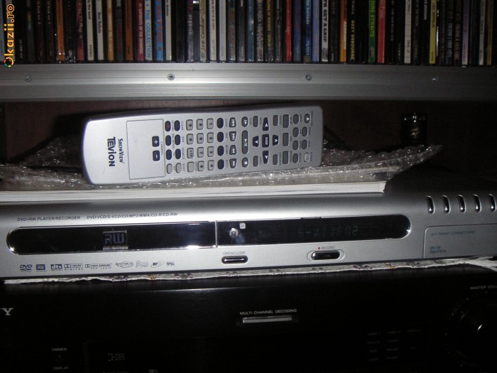 dvd recorder tevion drw 1000 argintiu foto mare