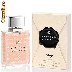 David Beckham Signature Story for Her 50 ml EDT pentru femei foto mare