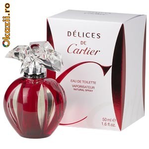 Cartier Delices Miniparfum EDT pentru femei foto mare