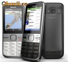 Nokia C5-00 black 5mpxel noi sigilate la cutie 24luni garantie,nebranduite!!PRET:440ron foto mare