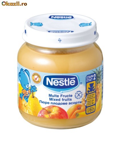 Piureuri / piure de fructe si sucuri Nestle la super pret (mancare bebelusi) ! Plus cadouri garantate ! foto mare