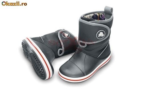 Crocs Crocband gust boot kids graphite light grey (136) foto mare
