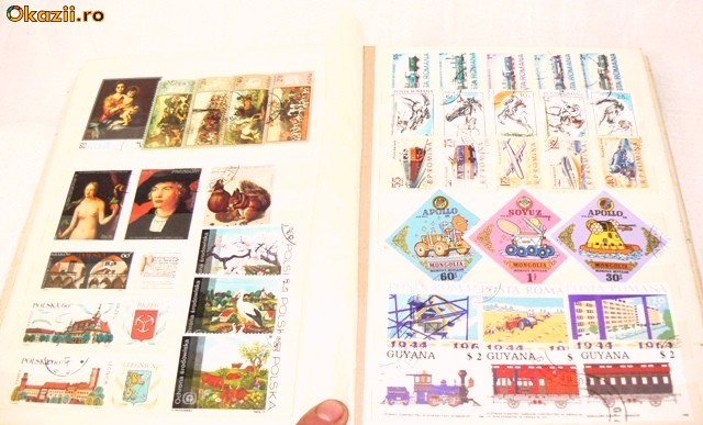 2 Clasoare cu timbre straine/romanesti foto mare